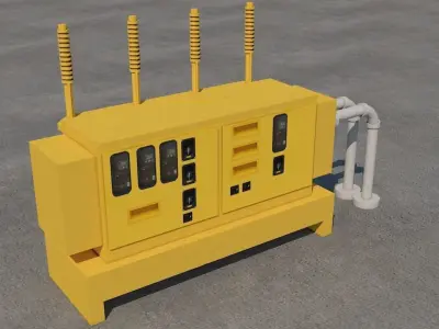 Nuclear Power Plant 3D Models 3D model