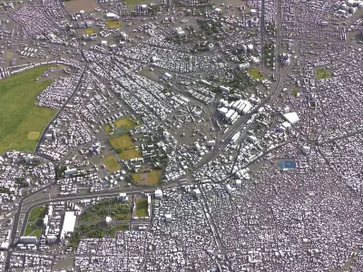 Jodhpur - 3D City Model Low-poly 3D model