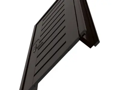 Plastic door 010 3D model