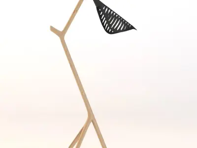  Leaf Floor Lamp 3D model