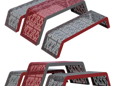 Outdoor landscaping kit from Benkert Baenke 3D Model Pack