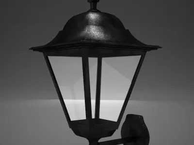 Light Fixture Low-poly 3D model
