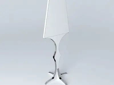 WOODEN BIG LAMP Free 3D model