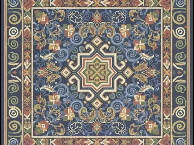 Seamless Carpet Series 5 Texture PBR 4K Texture