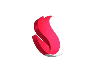 Snapdragon Logo v1 002 Free low-poly 3D model