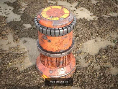 Ground tile collection 3D Model Pack