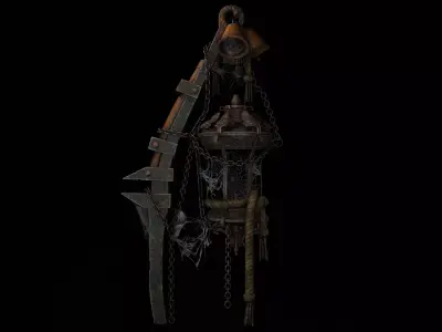 Vintage Medivel Latern 3D model