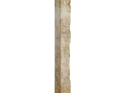 Damaged Column Low-poly 3D model