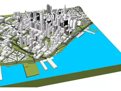 Downtown San Francisco 3D model
