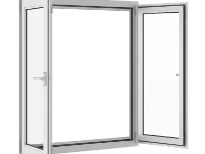 Metal Window 1180mm x 1260mm 3D model