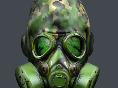 Helmet 3d model military combat Military Low-poly Low-poly 3D model