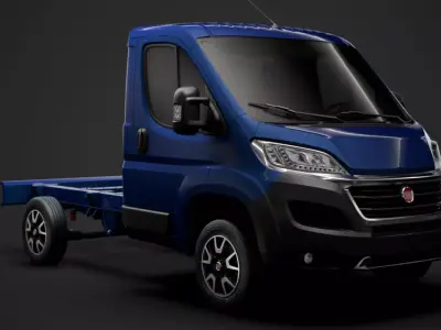 Fiat Ducato Chassis Truck Single Cab 3000WB 2020 3D model