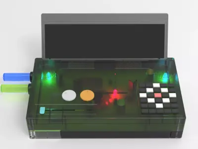 computer 3D print model