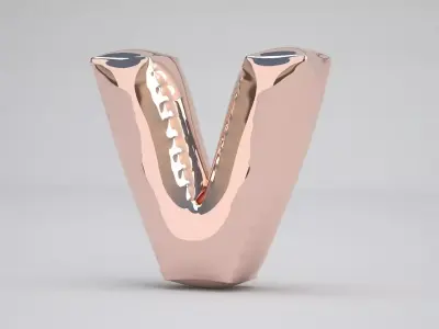 V Balloon Copper 3D model