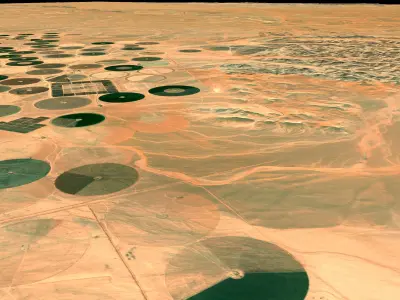 NEOM city topography Saudi Arabia - tile n29 e38 3D model