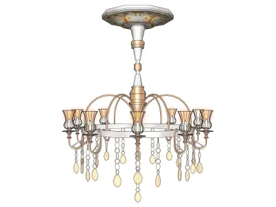 chandelier 14 3D model purchase