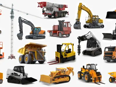  Industrial Vehicles Big Collection 2 