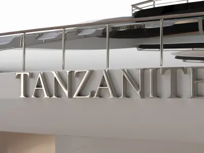Tanzanite Superyacht 3D model