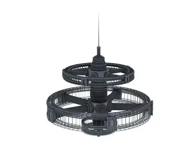 sci - fi Space Station No Texture 3D model