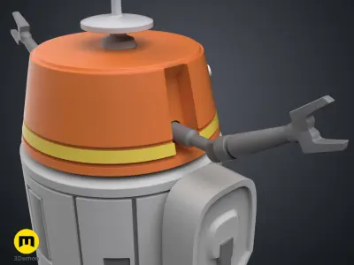 C1-10P Chopper Droid - Star Wars 3D print model