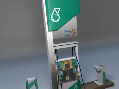 Petronas Fuel Dispenser Unit 3D model