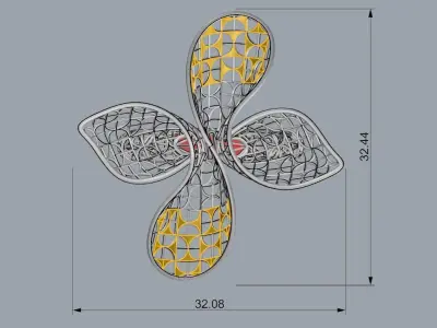  FUSION LIGHT RING COLLECTION-RB08- 3D print model