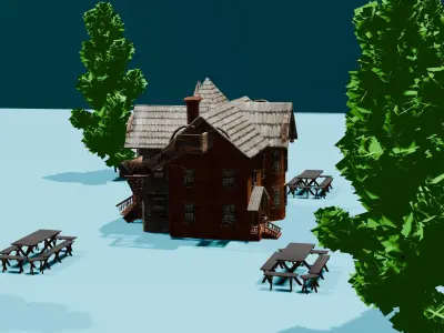 3D VILLA MODEL  3D model