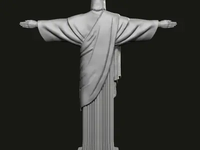 Christ the Redeemer Statue 3D print model