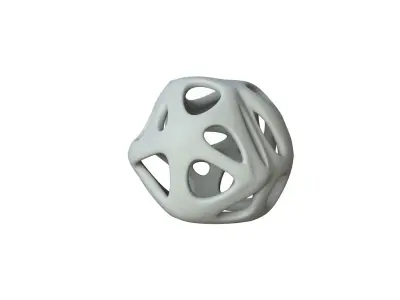 SciFi Cube Object No 18559 Low Poly Shape Texture