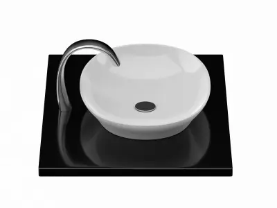TOTO Kiwami Oval Vessel Lavatory 3D model