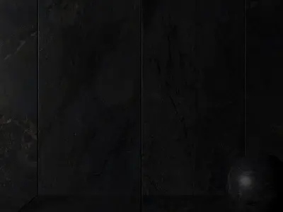 Stone Wall Tiles Manhattan Black 120x270 Set 2 Texture
