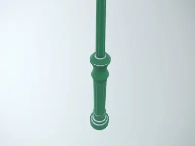 street light Low-poly 3D model 14