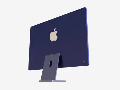 Apple imac 2021 v1 005 Low-poly 3D model