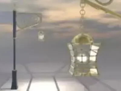 Adeco hanging lamp Free 3D model