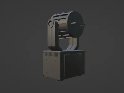 DJ Lighting Low-poly 3D model