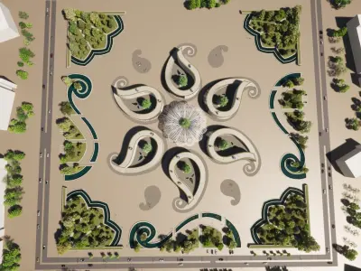 Buta building concept 3D model