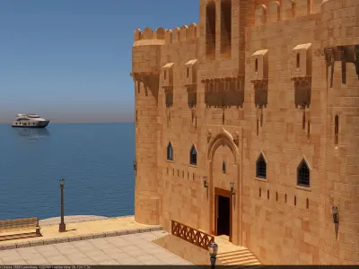 Citadel Qaitbay  3D model
