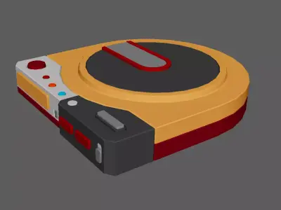 CD Player Low-poly 3D model