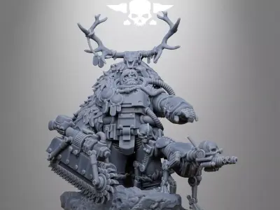 Techno Savage Druid 3D print model