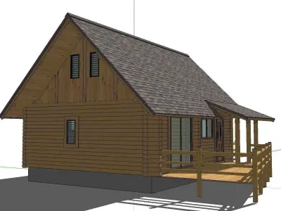 Creative Design-Holiday Cabin-085 3D model