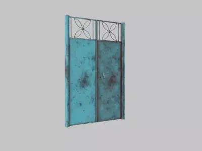 Old Iraqi door 3D model