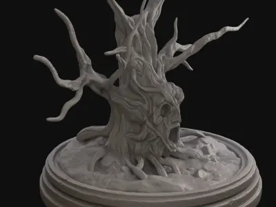 Fantasy tree 3D model