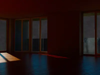 Modern Two-Storey Villa with Pool 3D Model 3D model