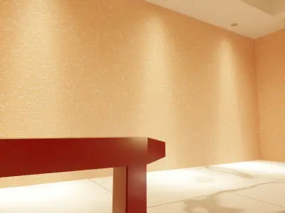 Simple Hall Interior 3D model