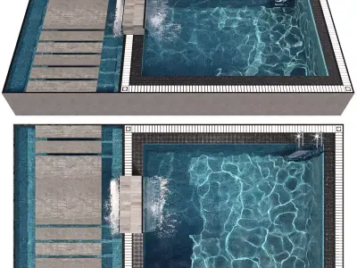 SWIMMING POOL NO35 A 3D model