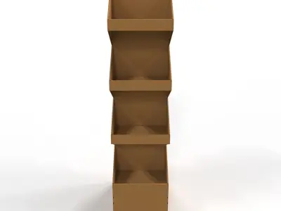 Point of Sale Cardboard Display Stand Texture