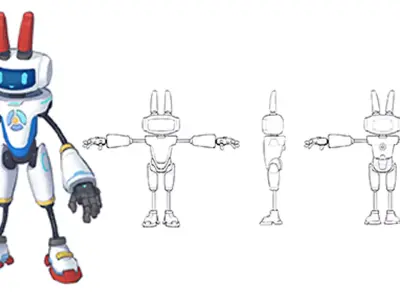 Robot 005 3D model
