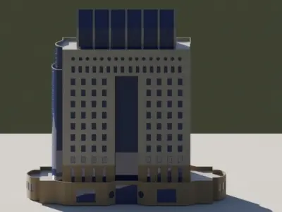 Building 02 3D model buy