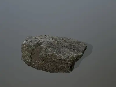 Rock Set Low-poly 3D model order