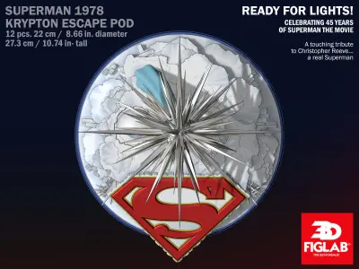 SUPERMAN THE MOVIE - KRYPTON ESCAPE POD 3D model
